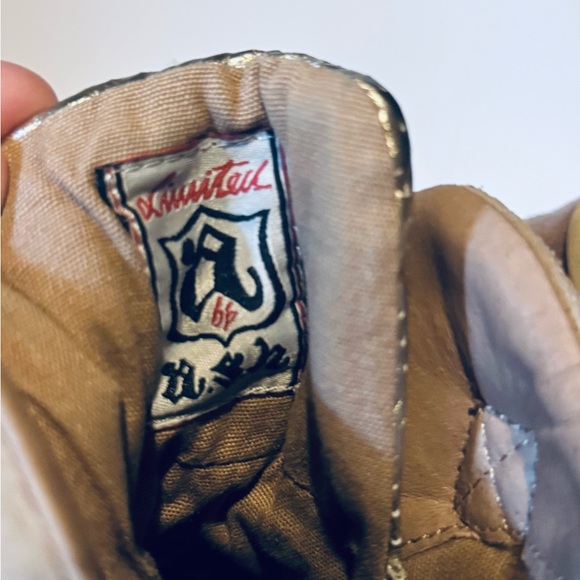 Brown Wedge Sneakers with Velcro Straps - Picture 4 of 4